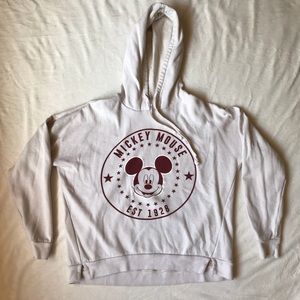Cropped Mickey Mouse Pullover